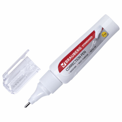 Ручка-корректор BRAUBERG "Energy", 7 мл, металлический наконечник, в Ручка-корректор BRAUBERG "Energy", 7 мл, металлический наконечник, в