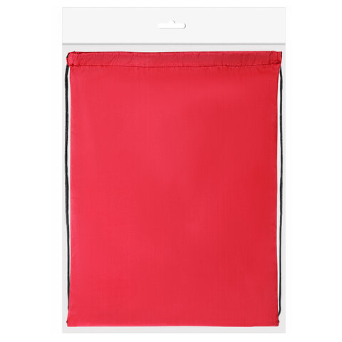 Мешок для обуви ПИФАГОР, 1 отделение, 40х32 см, красный, 271616 Мешок для обуви ПИФАГОР, 1 отделение, 40х32 см, красный, 271616