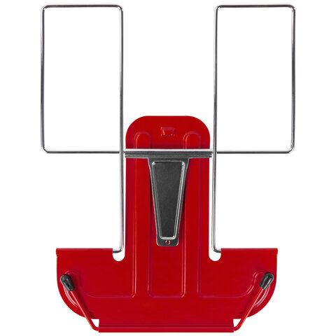 Подставка для книг и учебников металлическая, красная, BRAUBERG LINE, 237965 Подставка для книг и учебников металлическая, красная, BRAUBERG LINE, 237965