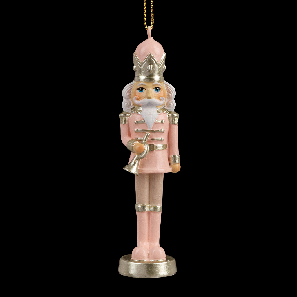 Украшение ErichKrause Decor® Щелкунчик с трубой зефирный 10см Украшение ErichKrause Decor® Щелкунчик с трубой зефирный 10см