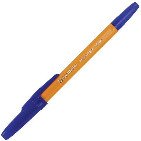 Ручка шариковая BRAUBERG "Carina Orange", СИНЯЯ, корпус оранжевый, Ручка шариковая BRAUBERG "Carina Orange", СИНЯЯ, корпус оранжевый,