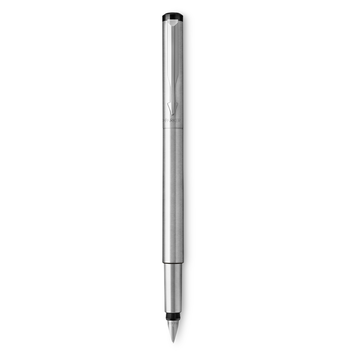 Ручка перьевая Parker "Vector Stainless Steel" синяя, 0,8мм, Ручка перьевая Parker "Vector Stainless Steel" синяя, 0,8мм,