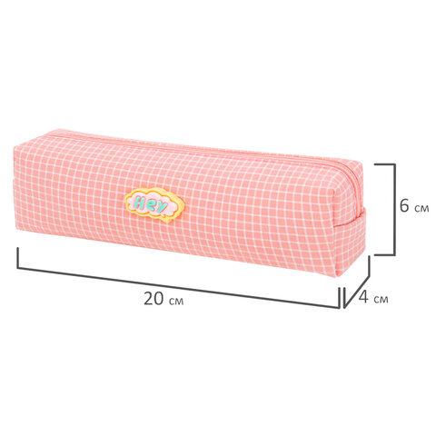 Пенал ЮНЛАНДИЯ ЮНИОР, 1 отделение, полиэстер, аппликация, "Hey", Пенал ЮНЛАНДИЯ ЮНИОР, 1 отделение, полиэстер, аппликация, "Hey",