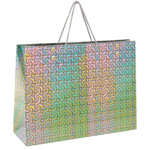 Пакет подарочный 45x13x33 см (XL), НАБОР 3 шт., 3 дизайна, голография, ЗОЛОТАЯ Пакет подарочный 45x13x33 см (XL), НАБОР 3 шт., 3 дизайна, голография, ЗОЛОТАЯ