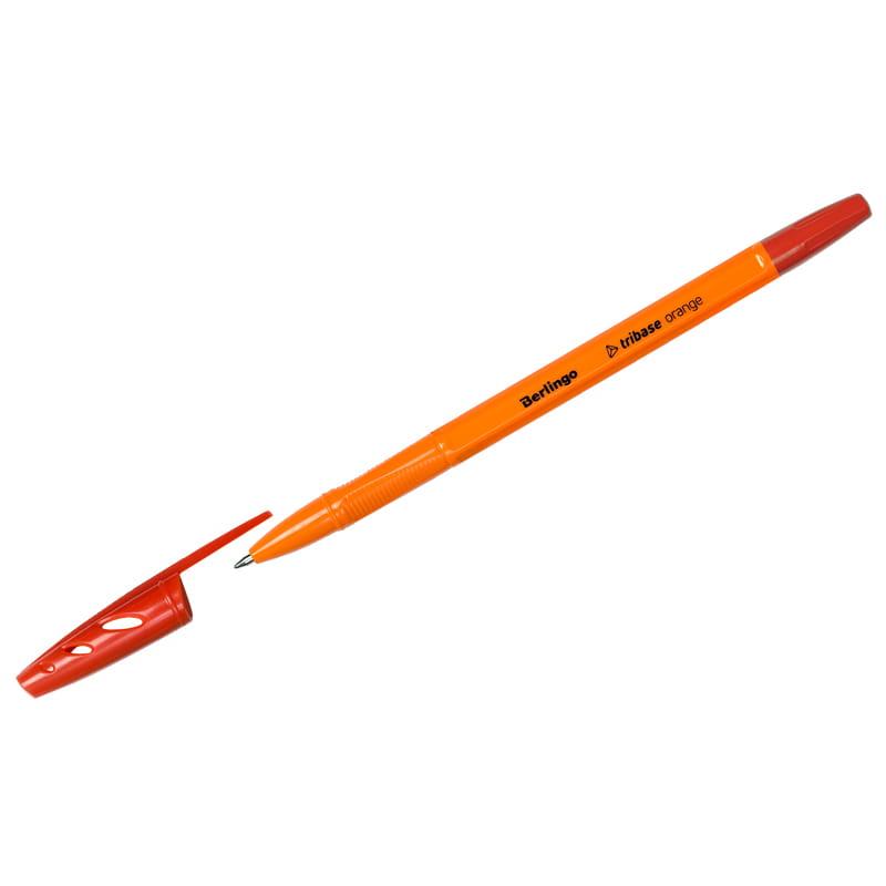 Ручка шариковая Berlingo "Tribase Orange", красная, 0,7мм. CBp_70913 Ручка шариковая Berlingo "Tribase Orange", красная, 0,7мм. CBp_70913
