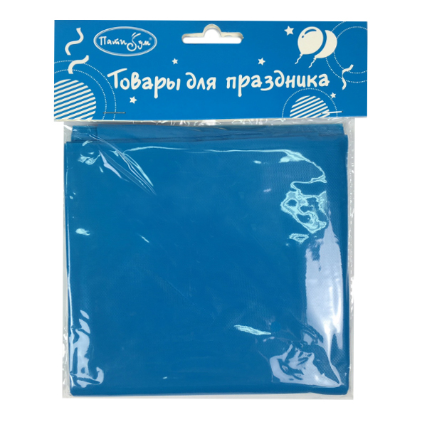 Скатерть полиэтиленовая Blue 121 см X 183 см Скатерть полиэтиленовая Blue 121 см X 183 см