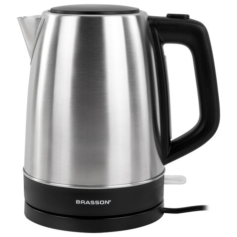 Чайник BRASSON (БРАССОН) KT-040, 1,7 л, 2200 Вт, индикатор уровня воды, сталь, Чайник BRASSON (БРАССОН) KT-040, 1,7 л, 2200 Вт, индикатор уровня воды, сталь,