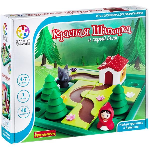 Логическая игра BONDIBON Красная Шапочка и серый волк, арт. SG 021 RU Логическая игра BONDIBON Красная Шапочка и серый волк, арт. SG 021 RU