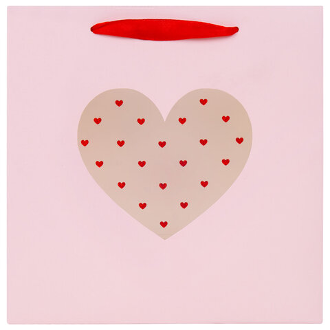 Пакет подарочный КОМПЛЕКТ 3 штуки, 20х8х20 см,"With LOVE", с Пакет подарочный КОМПЛЕКТ 3 штуки, 20х8х20 см,"With LOVE", с