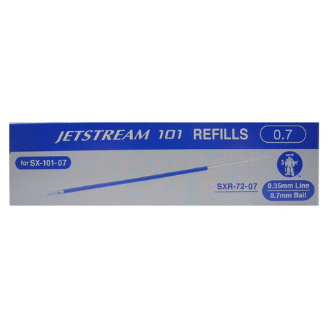 Стержень шариковый масляный UNI "JetStream", 143 мм, СИНИЙ, узел 0,7