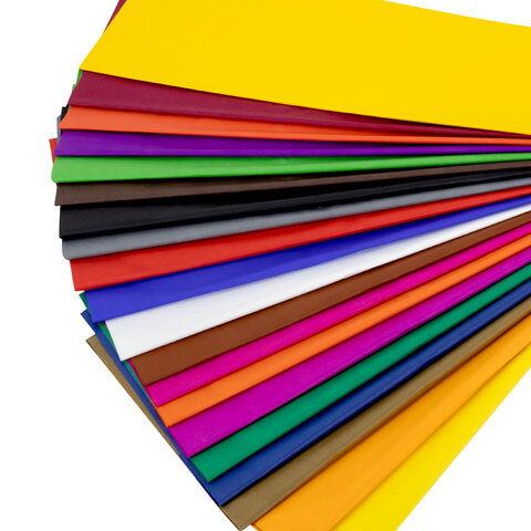 Цветная бумага ТИШЬЮ 17 г/м2, 50х66 см, 100 листов, 20 цветов, интенсив ассорти,