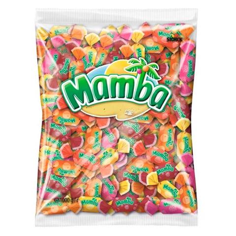 Конфеты жевательные MAMBA Ассорти, 1000 г, 09025А00000095 Конфеты жевательные MAMBA Ассорти, 1000 г, 09025А00000095