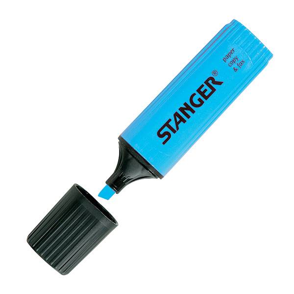 Маркер текстов. STANGER PAPER & FAX 1-5 мм синий скошенный: 18000500 штр.: Маркер текстов. STANGER PAPER & FAX 1-5 мм синий скошенный: 18000500 штр.: