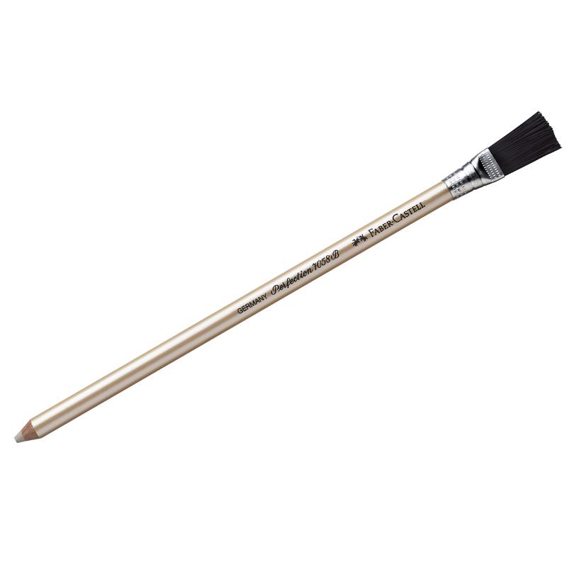 Ластик-карандаш Faber-Castell "Perfection 7058", с щеточкой Ластик-карандаш Faber-Castell "Perfection 7058", с щеточкой