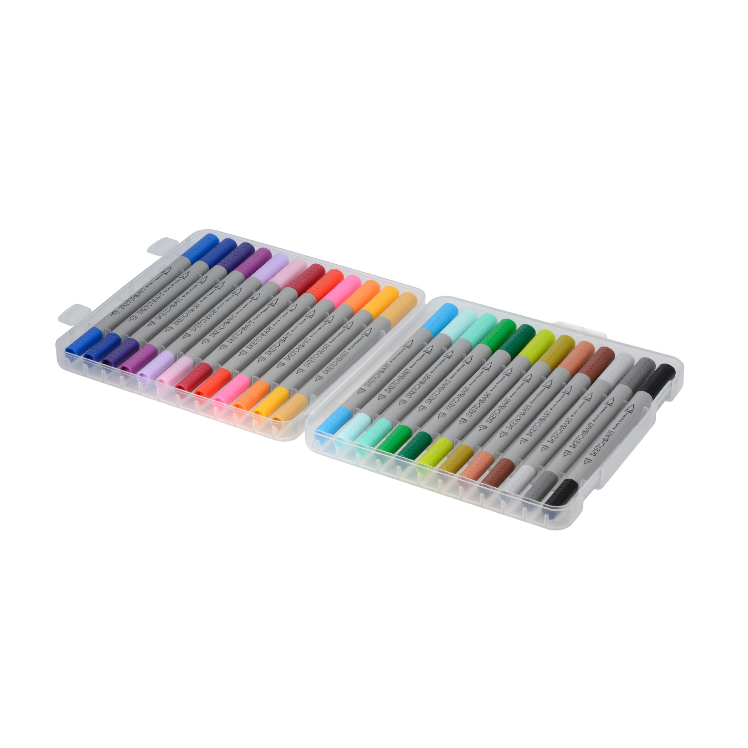 НАБОР ДВУСТОРОННИХ СКЕТЧ МАРКЕРОВ (КИСТОЧКА + ЛИНЕР) "SKETCH&ART"