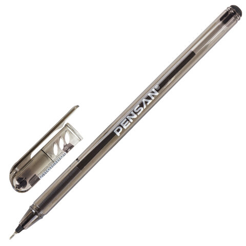Ручка шариковая масляная PENSAN "My-Tech", ЧЕРНАЯ, игольчатый узел 0,7 Ручка шариковая масляная PENSAN "My-Tech", ЧЕРНАЯ, игольчатый узел 0,7