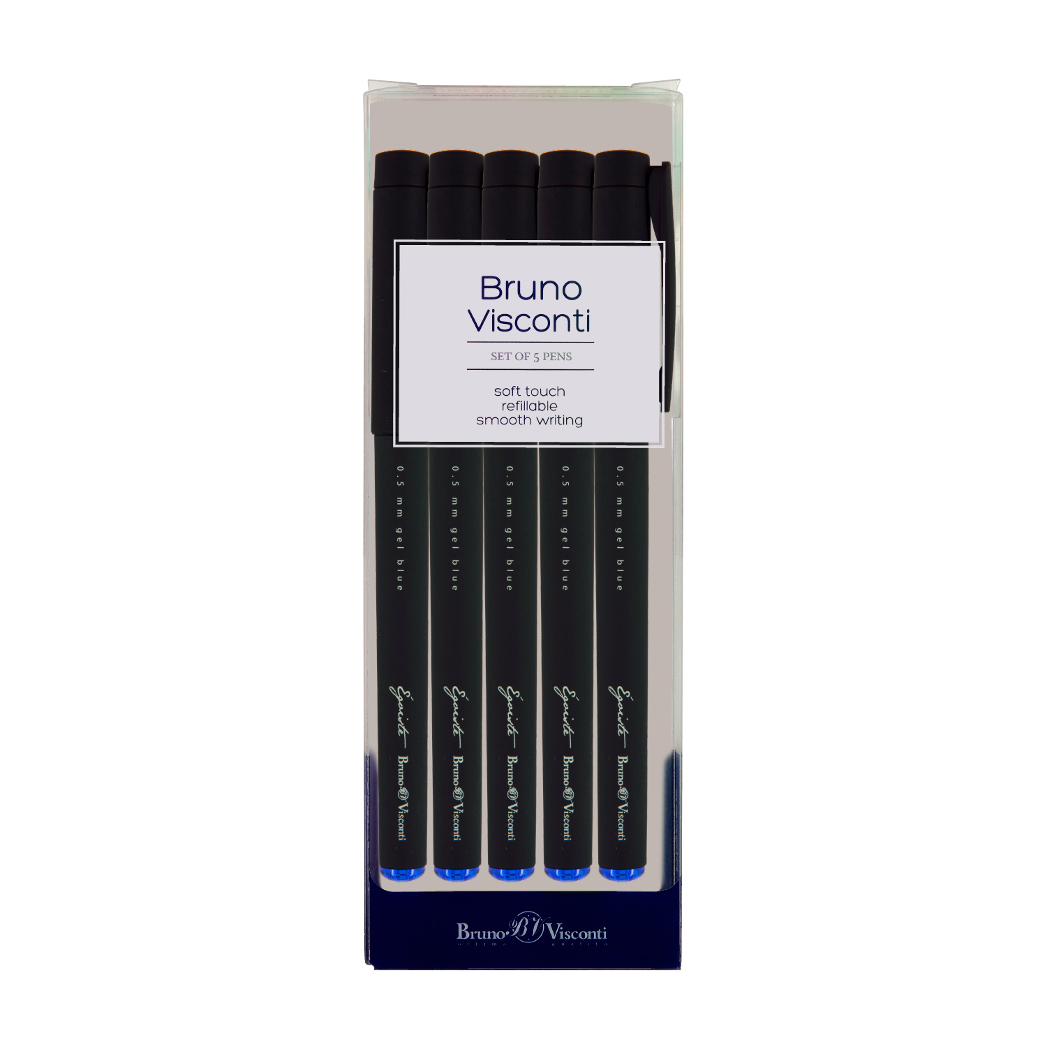 НАБОР ИЗ 5-ТИ РУЧЕК "Egoiste. BLACK" ГЕЛЕВЫХ, 0.5 ММ, СИНЯЯ НАБОР ИЗ 5-ТИ РУЧЕК "Egoiste. BLACK" ГЕЛЕВЫХ, 0.5 ММ, СИНЯЯ