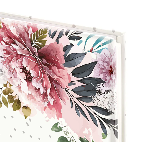 Фотоальбом BRAUBERG "Blossom", на 20 магнитных листов, 23х28 см,