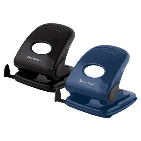 Дырокол металлический BRAUBERG "Style", до 40 листов, ассорти Дырокол металлический BRAUBERG "Style", до 40 листов, ассорти