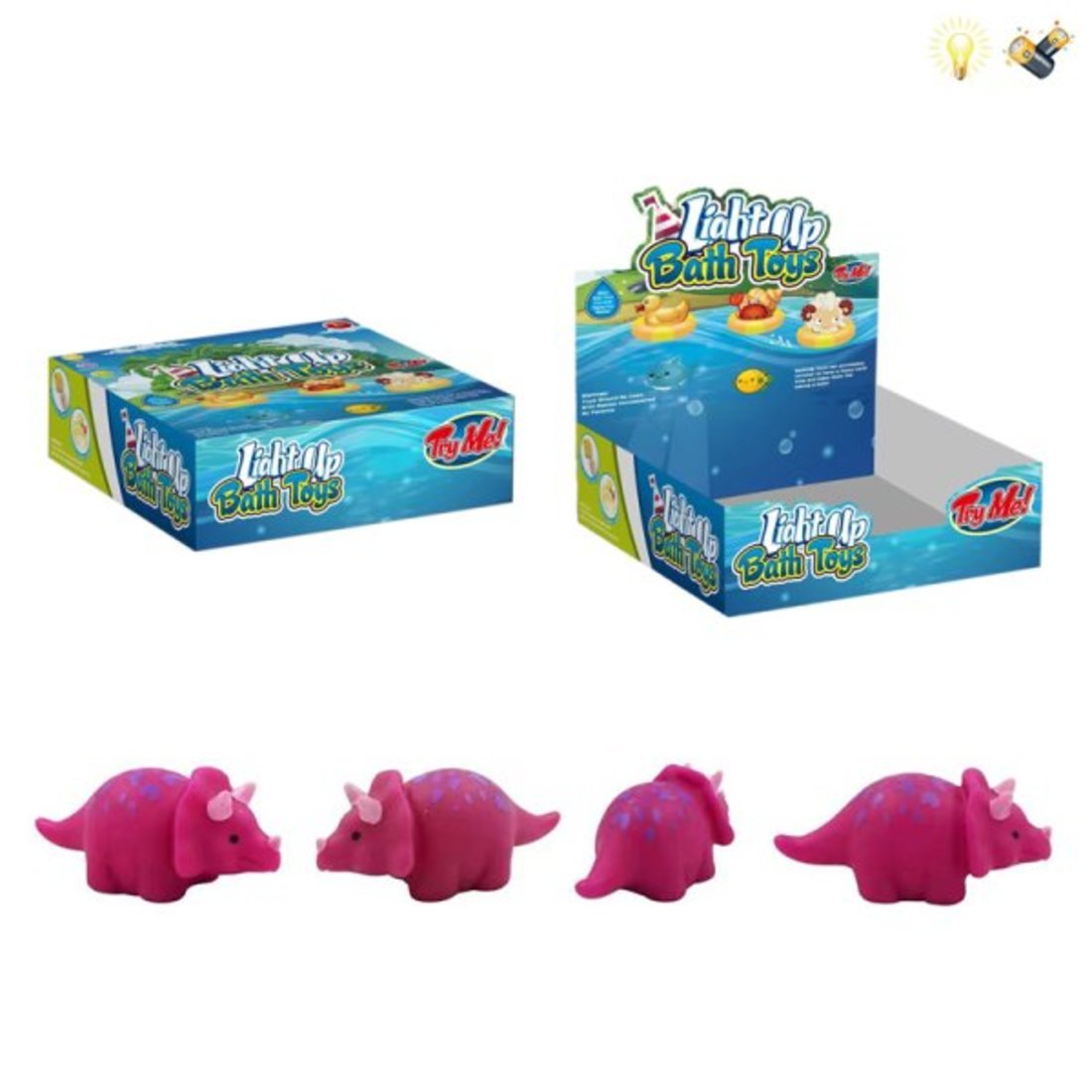 Игрушка для ванны Динозавр, свет Игрушка для ванны Динозавр, свет