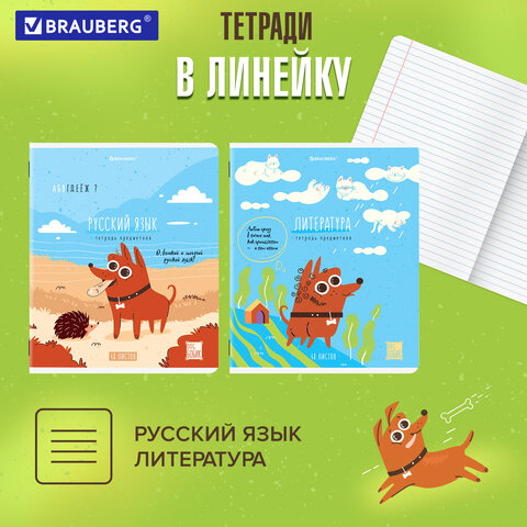 Тетради предметные, КОМПЛЕКТ 12 ПРЕДМЕТОВ, "DOG БОБИК", 48 л., Тетради предметные, КОМПЛЕКТ 12 ПРЕДМЕТОВ, "DOG БОБИК", 48 л.,