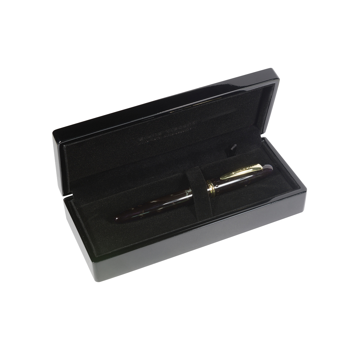 РУЧКА "IMPERIUM" РОЛЛЕР В ДЕРЕВЯННОМ ЛАК. ФУТЛЯРЕ, 0.7 ММ, СИНЯЯ