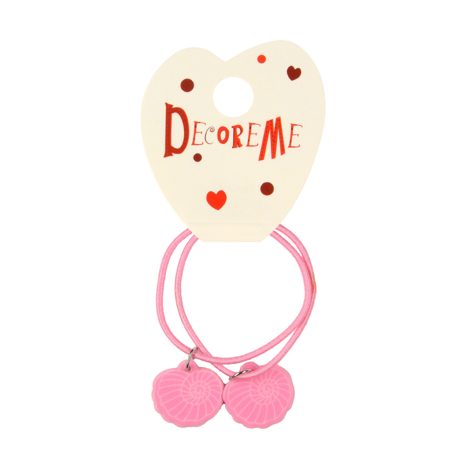 РЕЗИНКА ДЛЯ ВОЛОС "РАКУШКА" 2 ШТ, 3 ЦВЕТА