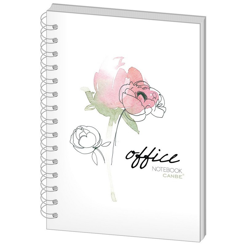 Бизнес-тетрадь Office Flowers А5 60 -листов в -ассортименте Бизнес-тетрадь Office Flowers А5 60 -листов в -ассортименте