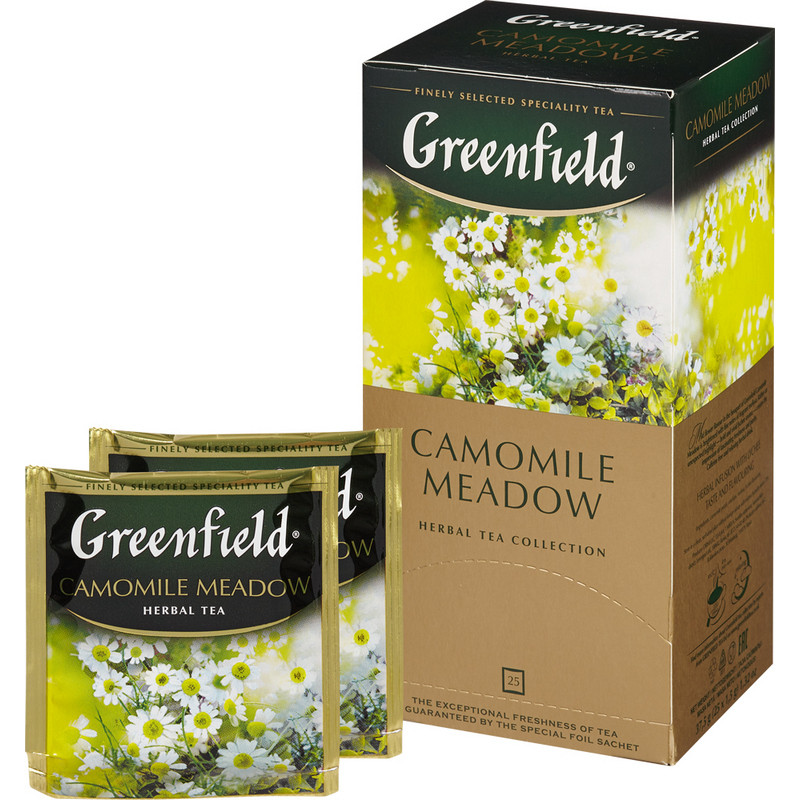Чай Greenfield CAMOMILE MEADOW травяной 25пак 0523-10 Чай Greenfield CAMOMILE MEADOW травяной 25пак 0523-10