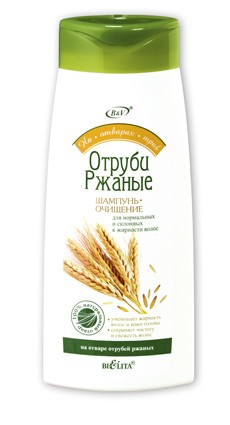 БЕЛИТА Шампунь-очищение ОТРУБИ РЖАНЫЕ для норм/жирных волос на отварах трав БЕЛИТА Шампунь-очищение ОТРУБИ РЖАНЫЕ для норм/жирных волос на отварах трав