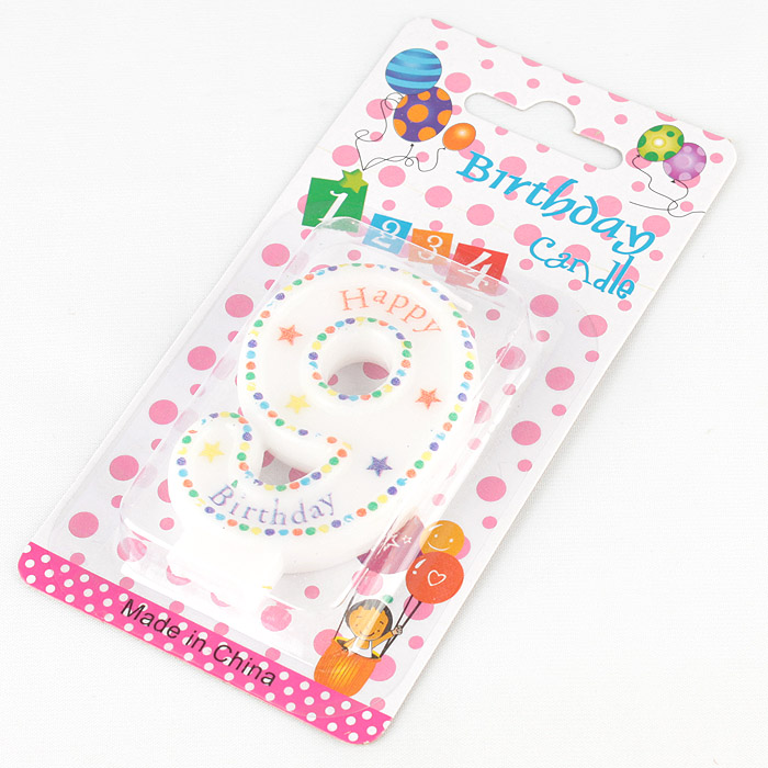 Свеча "Цифра 9" Свеча "Цифра 9"