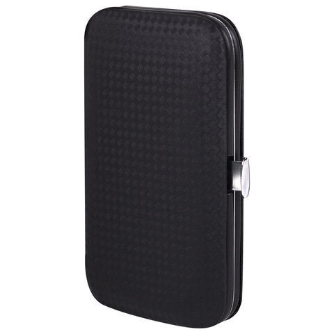 Универсальный набор для маникюра и педикюра 9 в 1 в футляре, MINI, черный