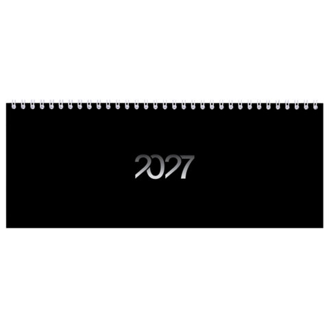 Планинг датированный 2027 285х112 мм, STAFF, гребень, картонная обложка, 64 Планинг датированный 2027 285х112 мм, STAFF, гребень, картонная обложка, 64