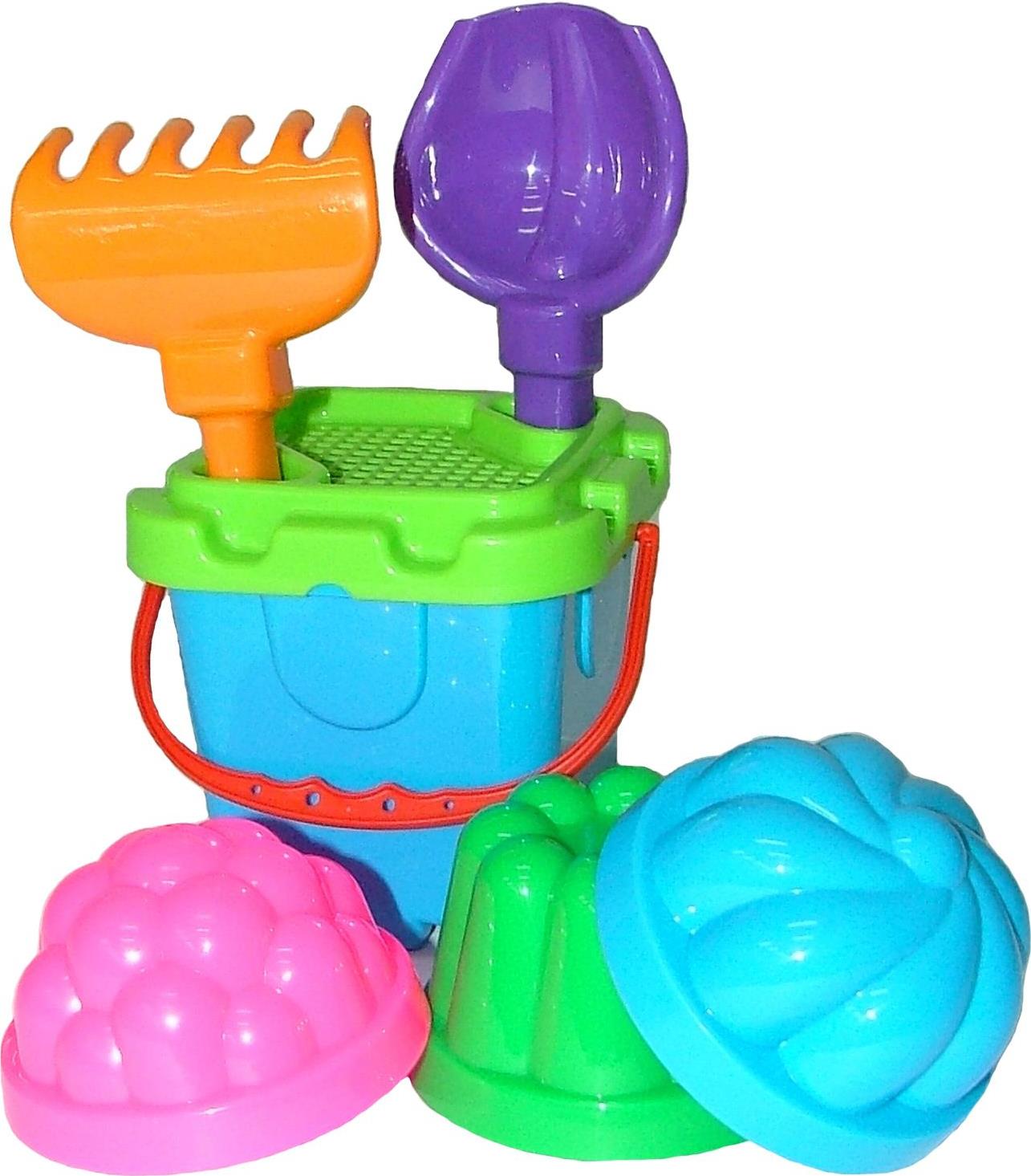 Набор №261: ведро-крепость малое, ситечко-крепость, совок №2, грабельки №2, 3 Набор №261: ведро-крепость малое, ситечко-крепость, совок №2, грабельки №2, 3