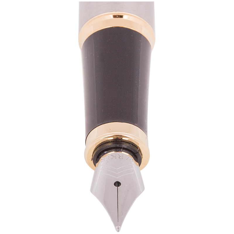 Ручка перьевая Parker "IM Brushed Metal GT" синяя, 0,8мм, подарочная Ручка перьевая Parker "IM Brushed Metal GT" синяя, 0,8мм, подарочная