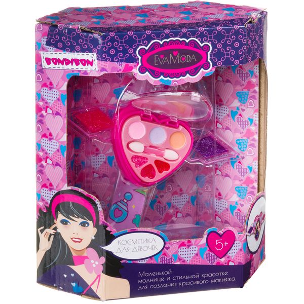 Набор детской декор. косметики Bondibon Eva Moda, BOX 20,9*8,8*24,8 см; Набор детской декор. косметики Bondibon Eva Moda, BOX 20,9*8,8*24,8 см;
