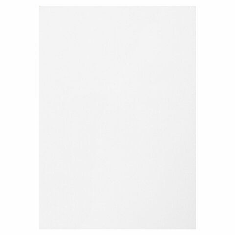 Картон белый А4 немелованный, 8 листов, в пакете, ПИФАГОР, 200х283 мм, 127049