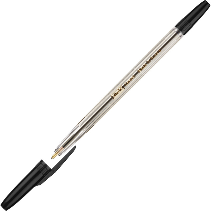 Ручка шариковая Attache Corvet черная, 0,7мм штр. 2000200126584, 4680237026521 Ручка шариковая Attache Corvet черная, 0,7мм штр. 2000200126584, 4680237026521