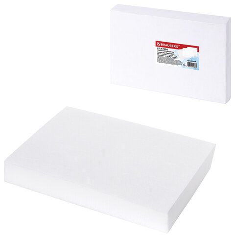 Салфетки сменные BRAUBERG для стирателя магнитного 235528, 160х240 мм, комплект