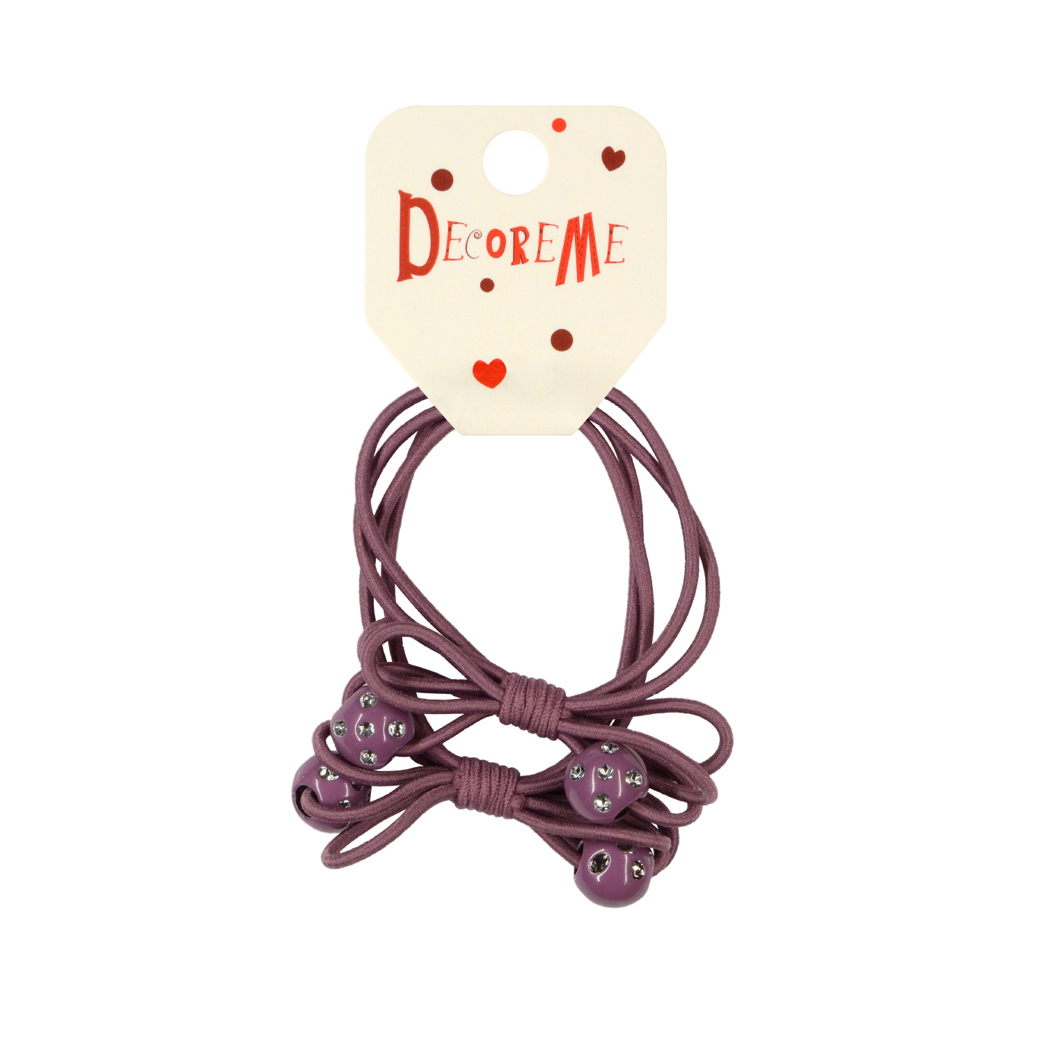 РЕЗИНКА ДЛЯ ВОЛОС 2 ШТ, 5 ЦВЕТОВ