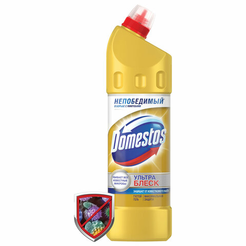 Средство для уборки туалета 1 л, DOMESTOS (Доместос) "Ультра Блеск", Средство для уборки туалета 1 л, DOMESTOS (Доместос) "Ультра Блеск",