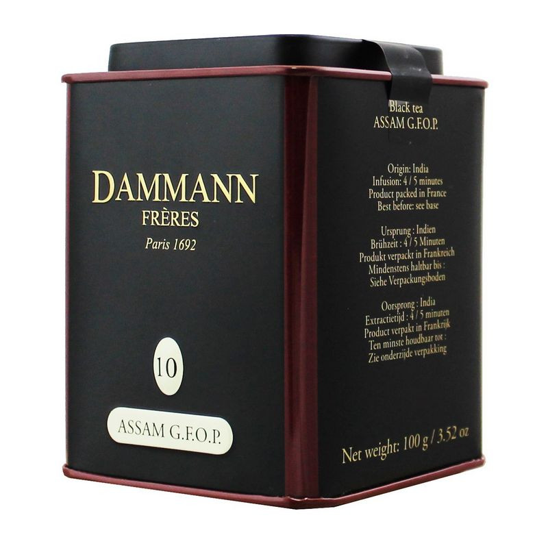 Чай Dammann Assam GFOP листовой черн., 100г ж/б Чай Dammann Assam GFOP листовой черн., 100г ж/б