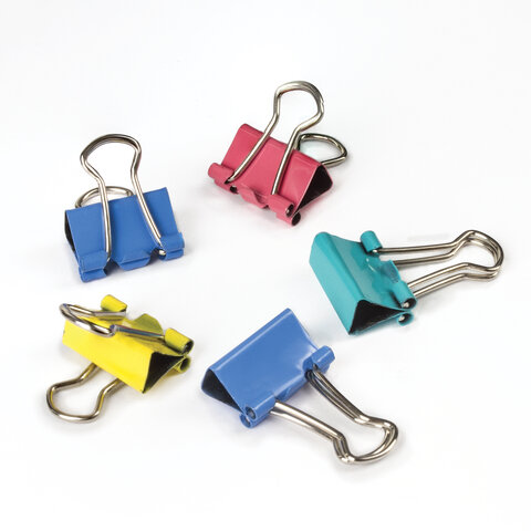 Зажимы для бумаг STAFF "Profit", КОМПЛЕКТ 12 шт., 15 мм, на 45 листов, Зажимы для бумаг STAFF "Profit", КОМПЛЕКТ 12 шт., 15 мм, на 45 листов,