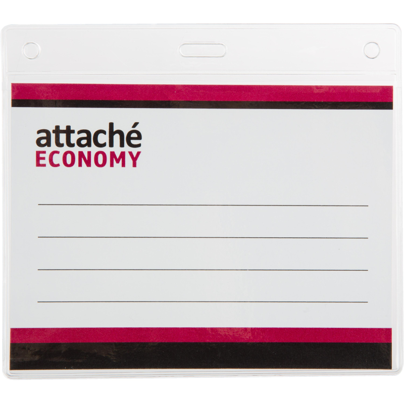 Бейдж Attache Economy 108x126 150 мкм без шнурка, вкладыш 90x120 5шт/уп Бейдж Attache Economy 108x126 150 мкм без шнурка, вкладыш 90x120 5шт/уп