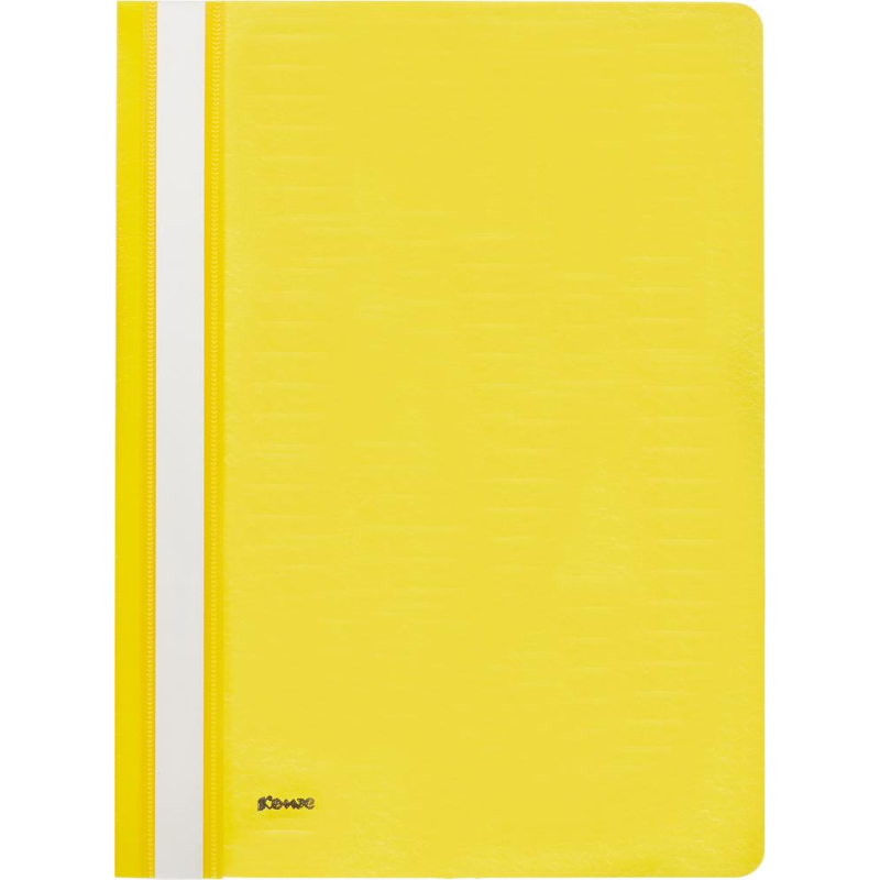 Скоросшиватель пластиковый Комус А4 желтый 1810 Скоросшиватель пластиковый Комус А4 желтый 1810