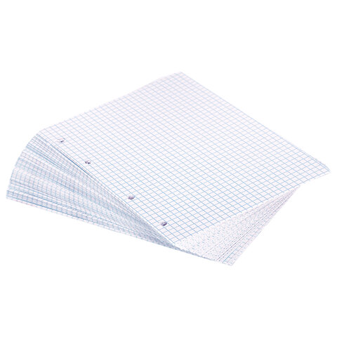 Сменный блок к тетради на кольцах, А5, 80 л., BRAUBERG, "Белый",