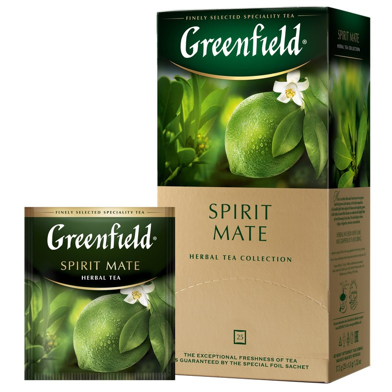 Чай Greenfield Spirit Mate травян, 25пак Чай Greenfield Spirit Mate травян, 25пак