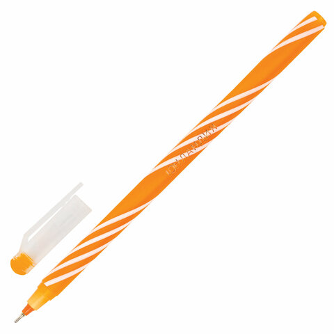 Ручка шариковая масляная ЮНЛАНДИЯ "CANDY", СИНЯЯ, корпус ассорти, узел Ручка шариковая масляная ЮНЛАНДИЯ "CANDY", СИНЯЯ, корпус ассорти, узел