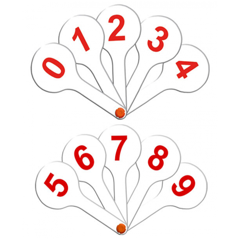 Веер-касса цифр от 0 до 9, Стамм Веер-касса цифр от 0 до 9, Стамм