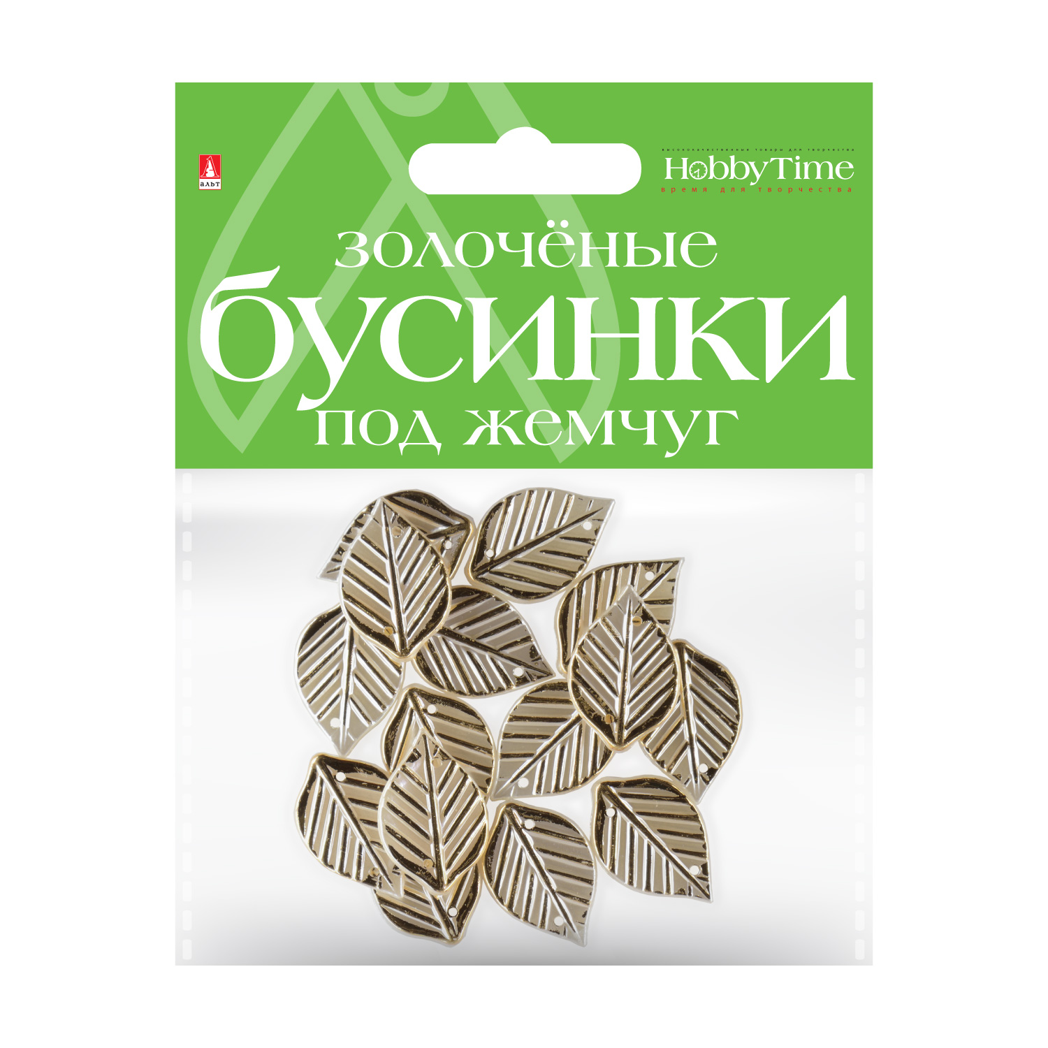 БУСИНЫ ФИГУРНЫЕ "ЗОЛОЧЕНЫЕ" ПОД ЖЕМЧУГ "ЛИСТОЧКИ", 28 ММ БУСИНЫ ФИГУРНЫЕ "ЗОЛОЧЕНЫЕ" ПОД ЖЕМЧУГ "ЛИСТОЧКИ", 28 ММ